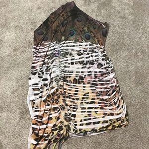 3/$20 Bodycon Colorful Animal Print Club Dress